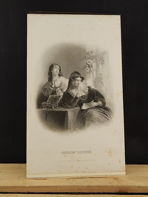 ANTICA STAMPA INCISIONE XIX SECOLO JOHN TALLIS & COMPANY LONDON PASSION FLOWER