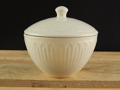 VINTAGE '50 RARA ZUCCHERIERA AVORIO CERAMICA TERRAGLIA LAVENO ANTONIA CAMPI