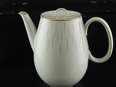 VINTAGE SERVIZIO DA CAFFÈ ROSENTHAL THOMAS PREZIOSA PORCELLANA PROFILO ORO