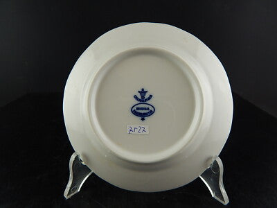 VINTAGE PIATTO DOLCE PORCELLANA HUTSCHENREUTHER ZWIEBELMUNSTER BLU CIPOLLA