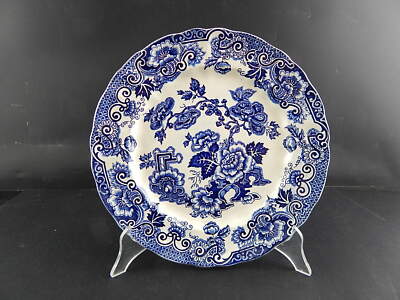 ANTICO 1938 RARO PIATTO CERAMICA RICHARD MILANO DECORO JAPON BIANCO BLU