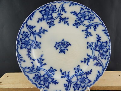 ANTICO RARO PIATTO PORCELLANA MINTON DEL1830 STAFFORDSHIRE DECORO ANEMONE #3706