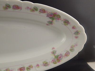 ANTICA ELEGANTE PESCIERA PORCELLANA GINORI DOCCIA FORMA NAPOLI EPOCA LIBERTY