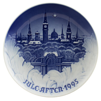 ROYAL COPENHAGEN BING&GRONDAHL PIATTO DI NATALE 1995 ORIGINALE PORCELLANA PRIMA