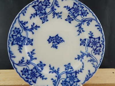 ANTICO RARO PIATTO PORCELLANA MINTON DEL1830 STAFFORDSHIRE DECORO ANEMONE #3702