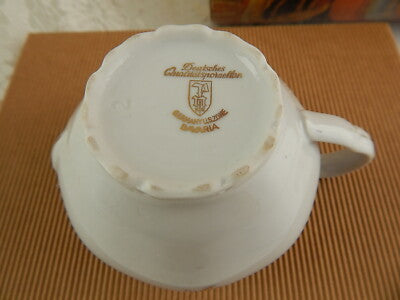 ANTICA RARA LATTIERA PORCELLANA BAVARIA U.S. ZONE METÀ 900 STILE THERESIA