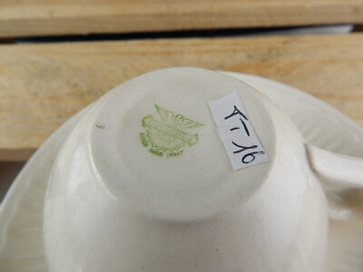 VINTAGE '50 RARA TAZZA TE' CERAMICA TERRAGLIA AVORIO SCI LAVENO ANTONIA CAMPI #