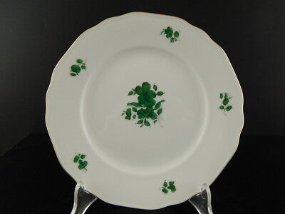 PREZIOSO TRIO TAZZA TÈ PORCELLANA AUGARTEN VIENNA MARIA THERESIA VERDE IMPERO #