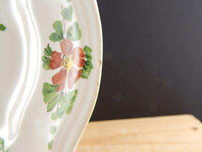 ANTICO 1946 PIATTO PIANO CERAMICA IMOLA TECNICA E DECORO SETTECENTO ITALIANO #24