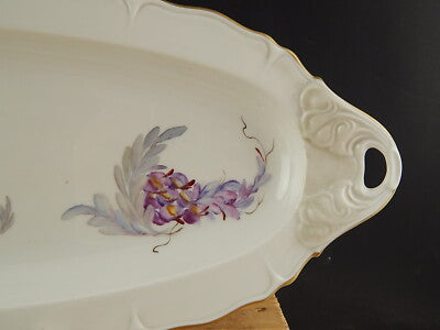 ANTICA PESCIERA PORCELLANA ART NOUVEAU LIBERTY SUISSE LANGENTHAL DIPINTA A MANO