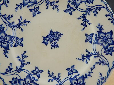 ANTICO RARO PIATTO PORCELLANA MINTON DEL1830 STAFFORDSHIRE DECORO ANEMONE #3705