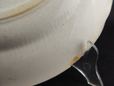 ANTICO PIATTO CERAMICA SARREGUEMINES CERES LAVANDA FINE 800 COLLEZIONE DIFETTO