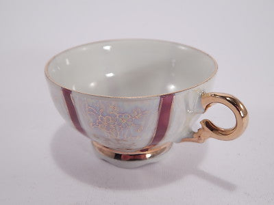 VINTAGE SET TAZZA PIATTINO PORCELLANA GIAPPONESE PORCELAIN JAPANESE CUP SAUCER