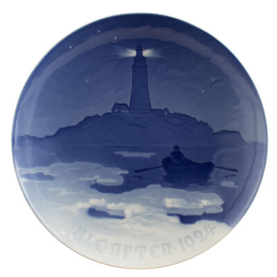 ROYAL COPENHAGEN BING&GRONDAHL PIATTO DI NATALE 1924 ORIGINALE PORCELLANA PRIMA