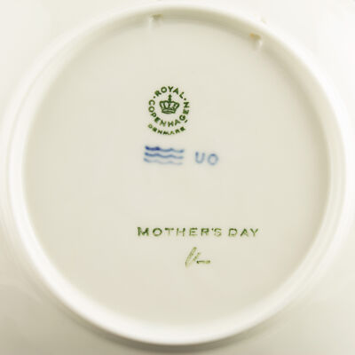 ROYAL COPENHAGEN PIATTO FESTA DELLA MAMMA 1975 ORIGINALE PORCELLANA PRIMA SCELTA