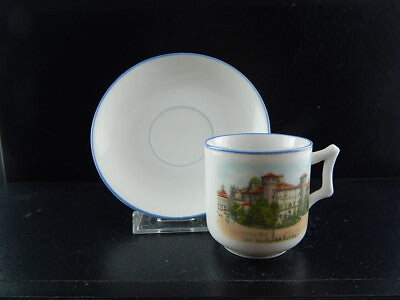 SET CAFFE' PORCELLANA RICHARD GINORI DOCCIA EXPO TORINO 1911 SERVIZIO GAZZETTA @