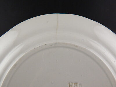 ANTICO PIATTO CERAMICA MILITARE SARREGUEMINES 1800 HONEUR GLOIRE PATRIE VIOLA