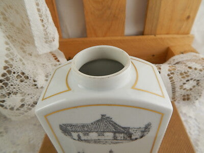 VINTAGE RARO VASO TEA CADDY PORCELLANA BING&GRONDAHL COPENHAGEN H. C. ANDERSEN