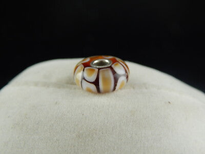 VINTAGE CIONDOLO CHARM TROLLBEADS VETRO DANISH COPENHAGEN DESIGN PRE 2000 #9