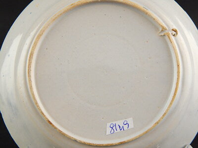 ANTICO PREZIOSO RARISSIMO PIATTO CERAMICA DELFT FINE XVII SECOLO MUSEALE