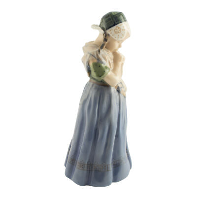 STATUINA PORCELLANA ROYAL COPENHAGEN "Ragazza di Bornholm" 1323 ORIGINALE PRIMA