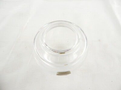 BOCCIA CRISTALLO RCR CON COPERCHIO ARGENTO PLACCATO CESELLATO A MANO SHERATON