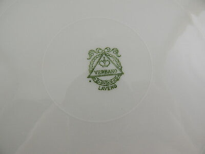 ANTICO DECO SERVIZIO 6 PIATTI PORCELLANA ARGENTO VERBANO LAVENO 1935 ANDLOVITZ