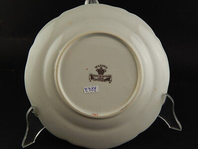 ANTICO COLLEZIONE PIATTO IMARI 1840 CERAMICA MASON'S PATENT IRONSTONE CHINA