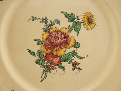 ANTICO PIATTO CERAMICA VECCHIA STRASBURGO VILLEROY&BOCH METTLACH FINE 1800 #2