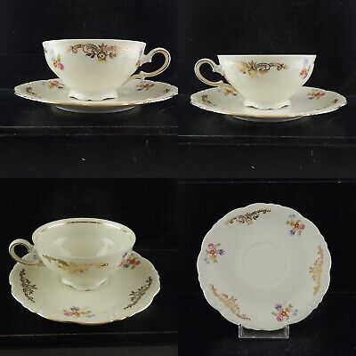 ANTICA ROCAILLE RARA TAZZA TE' PORCELLANA SCHIRNDING BAVARIA TIPO THERESIA