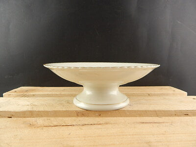 ANTICA 1950 ROCAILLE ALZATA FRUTTIERA PORCELLANA AVORIO ORO WINTERLING BAVARIA