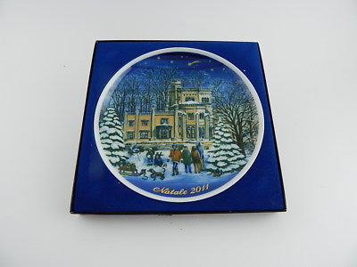 ROYAL TETTAU ORIGINALE PIATTO PORCELLANA COLLEZIONE DI NATALE IN ITALIANO 2011