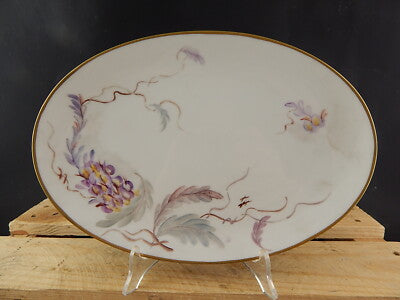 VINTAGE WINTERLING VASSOIO PIATTO OVALE PORTATA PORCELLANA DIPINTO MANO #5330