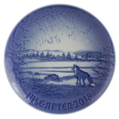 ROYAL COPENHAGEN BING&GRONDAHL PIATTO DI NATALE 2018 ORIGINALE PORCELLANA PRIMA