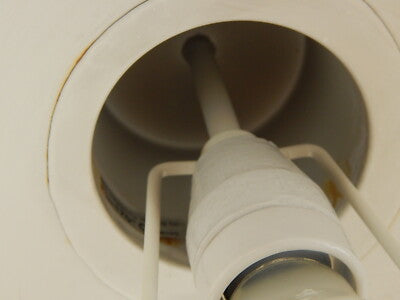 VINTAGE FOG & MORUP 1970 LAMPADARIO BIANCO BUNKER DESIGN DANESE JO HAMMERBORG