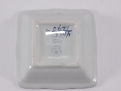 VINTAGE AUTENTICO PIATTINO PORTA CENERE PORCELLANA ROYAL COPENHAGEN COLLEZIONE