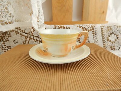 ANTICO ART DECO RARO SERVIZIO CAFFÈ’ CERAMICA LOMBARDA MARCHIO ELEFANTINO MUSEO