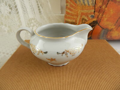 ANTICA RARA LATTIERA PORCELLANA BAVARIA U.S. ZONE METÀ 900 STILE THERESIA