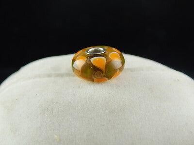 VINTAGE CIONDOLO CHARM TROLLBEADS VETRO DANISH COPENHAGEN DESIGN PRE 2000 #3