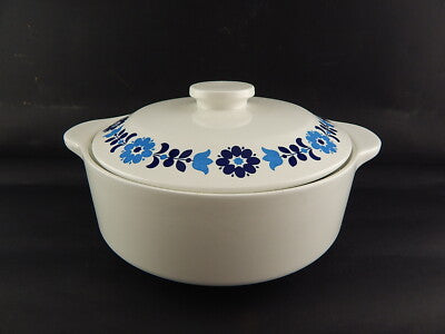 VINTAGE CENTROTAVOLA BISCOTTIERA CERAMICA RICHARD GINORI LAVENO ANTONIA CAMPI