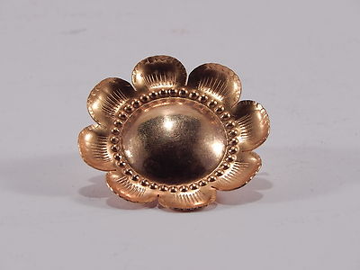 ANTICA RARA SPILLA MARGHERITA DORATA ART NOUVEAU LIBERTY DAISY