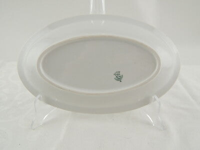 ANTICA PICCOLA RAVIERA PIATTO VASSOIO PORCELLANA ART NOUVEAU SUISSE LANGENTHAL