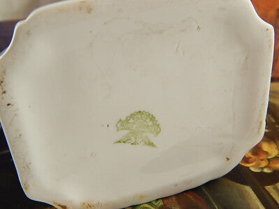 ANTICO ART DECO BARATTOLO CUCINA SOCIETÀ CERAMICA ITALIANA LAVENO BIANCO ORO