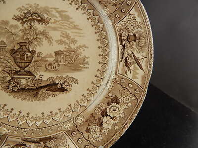 THOMAS MAYER 1830 PREZIOSO ANTICO PIATTO CANOVA STONE WARE POTTERY CERAMICA