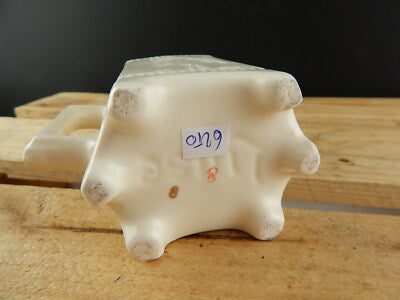 ANTICA ORIGINALE LIBERTY LATTIERA BRICCO CERAMICA DECORATA CON ROSE LUISE