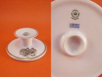 ROYAL COPENHAGEN PORTACANDELA IN PORCELLANA