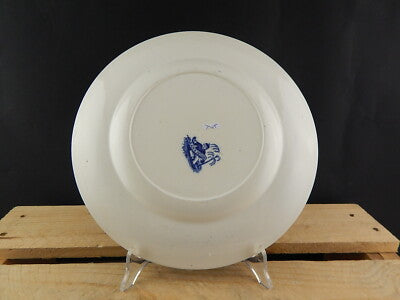 ANTICO RARO PIATTO PORCELLANA MINTON DEL1830 STAFFORDSHIRE DECORO ANEMONE #3705