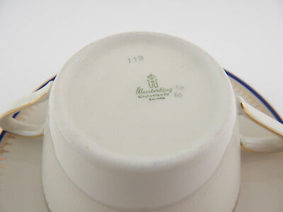 VINTAGE PORCELLANA WINTERLING KIRCHENLOMITZ TAZZA BRODO CONSOMME' PIATTO ANNI 50