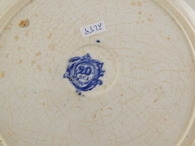 ANTICO PIATTO PIANO SOCIETA' CERAMICA ITALIANA MARCHIO 20 LAVENO VECCHIO MILANO