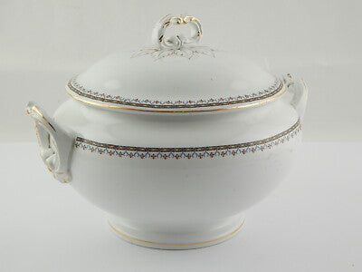 ANTICA ZUPPIERA PORCELLANA SOCIETA' CERAMICA ITALIANA LAVENO VERBANUM STONE 1928